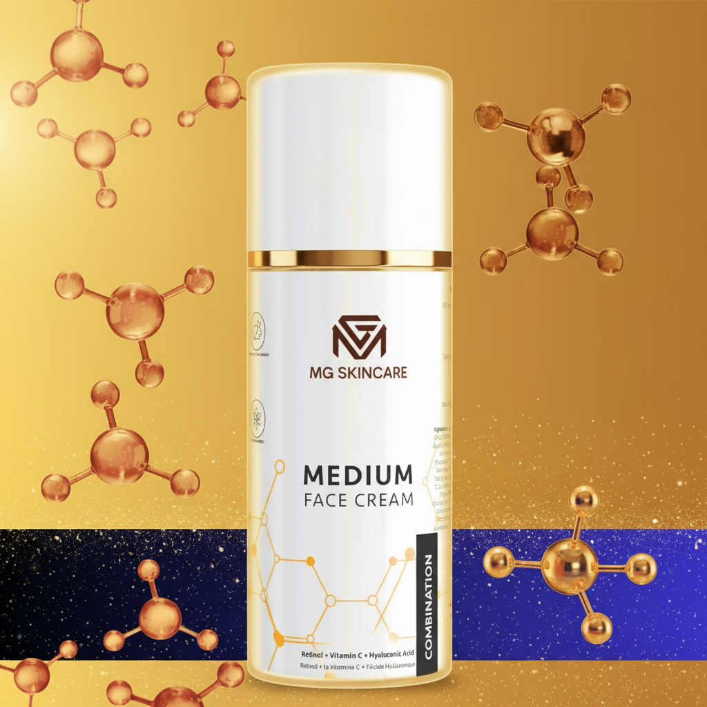 Medium Face Cream with Retinol - Vita C & Hyaluronic Acid-0